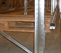 Horizontale palletstop