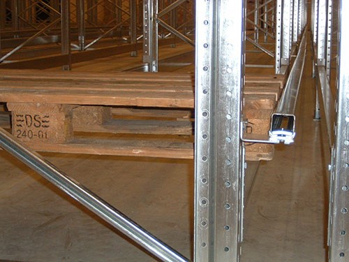 Horizontale palletstop