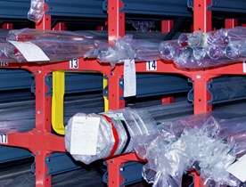 Stockage de produits longs Rollrack de Dexion